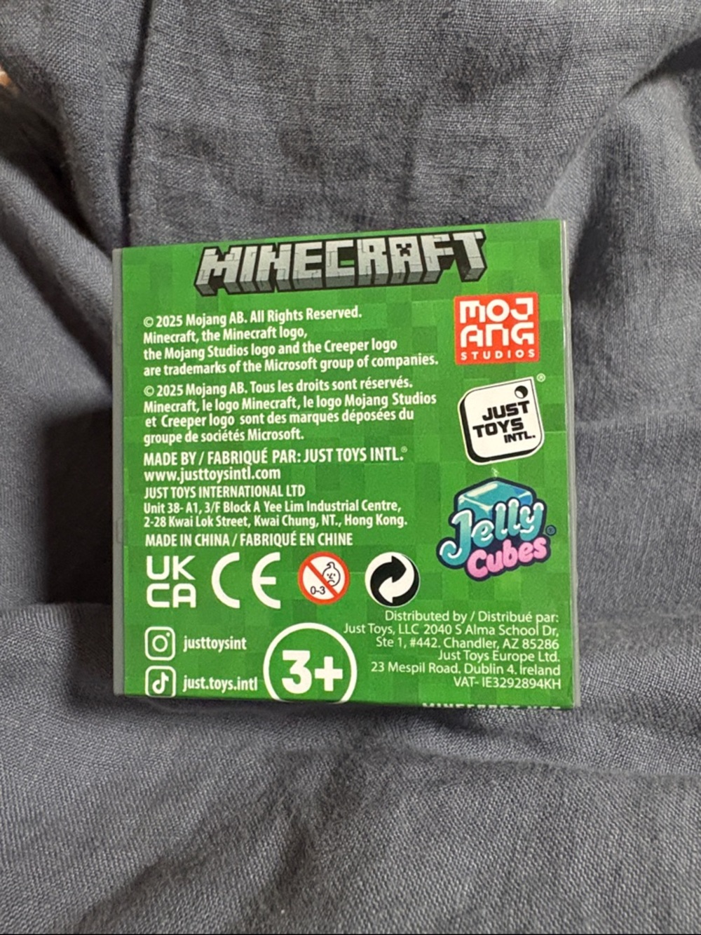 ⛏️ MINECRAFT JELLY CUBES Viral Squishy IN HAND NEW RARE 🧨 Like NeeDoh - Picture 2 of 2